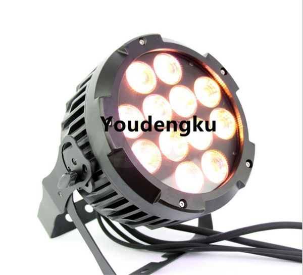 8 Stück LED-DJ-Beleuchtung RGBWA 5in1 Outdoor-Bühnen-Par64-Uplight 12*15W wasserdichte LED-Flachpar-RGBWA