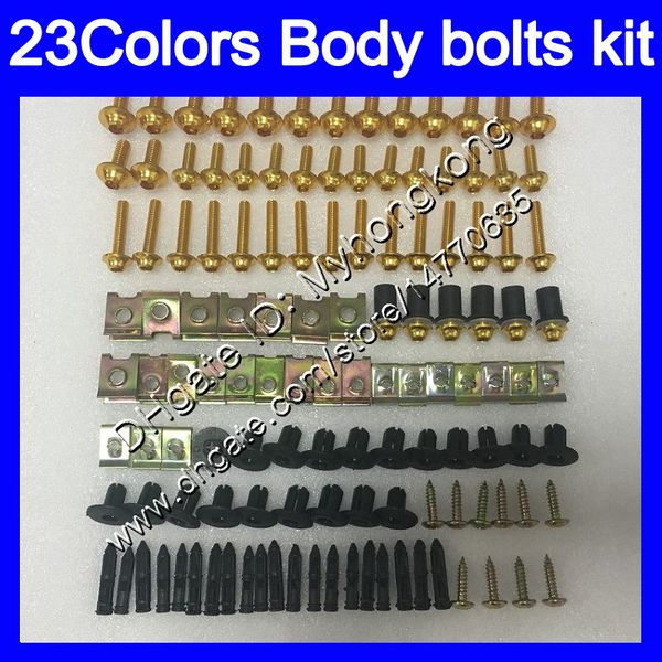 Pour Kawasaki Ninja 636 ZX6R 09-12 complets boulons de carénage Vis Kit de corps