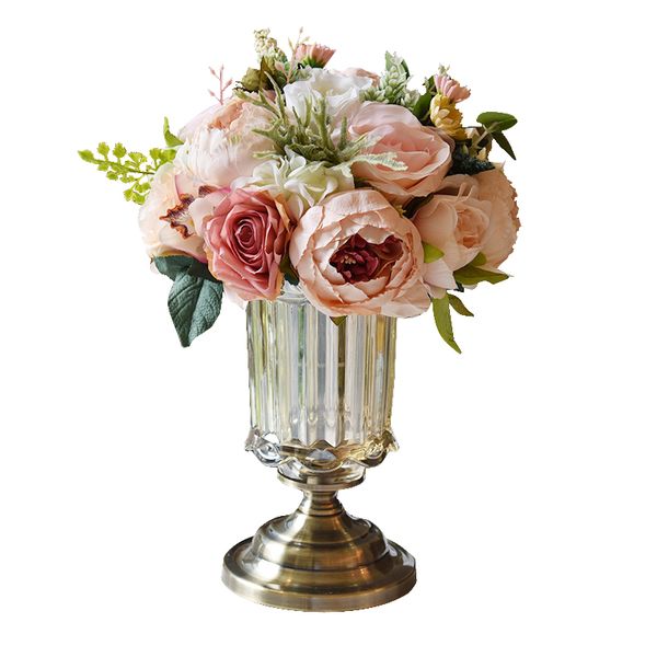 Acheter Livraison Gratuite Bouquet De Fleurs Artificielles Décoration De Maison événement De Mariage Et Partie Vivante Décorative Fleur Accessoires De