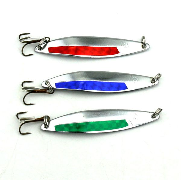 

5pcs jigs fishing lures sinking metal spoons micro bait 8.8cm-21g