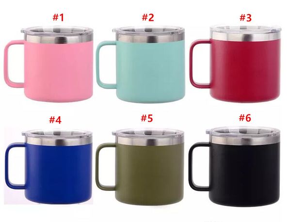 

quevinal 10pcs 14oz kids milk cup stainless steel cup with lid double wall vacuum insulated mugs metal wine glass