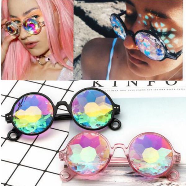 

Round kaleido cope ungla e men women de igner eyewear kaleido cope len gla e co play goggle round party ungla e ljjk993