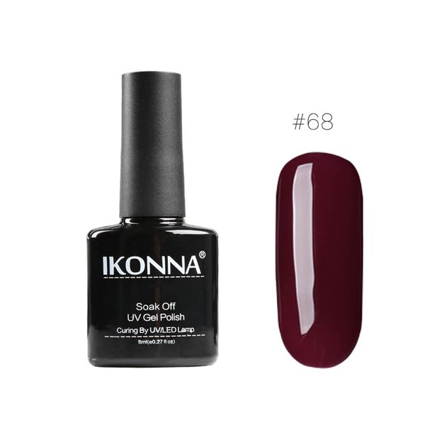 

ikonna#68 8 ml wine red nail polish