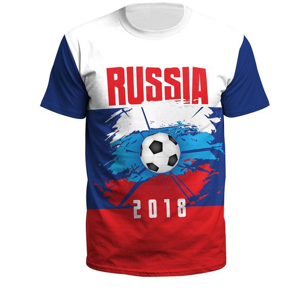 

2018 World Cup T Shirt 3D Letter Printed Summer Short Sleeve Men T Shirt Round Neck Men Fashion Style Large Size Souvenir Tees