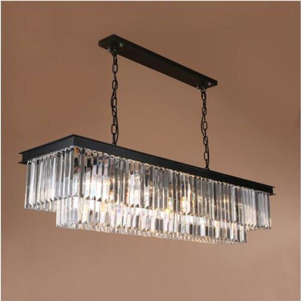 

modern rectangular lustre crystal chandelier lighting crystal chandeliers luminaria de techo hanglamp lighting fixtures for living room