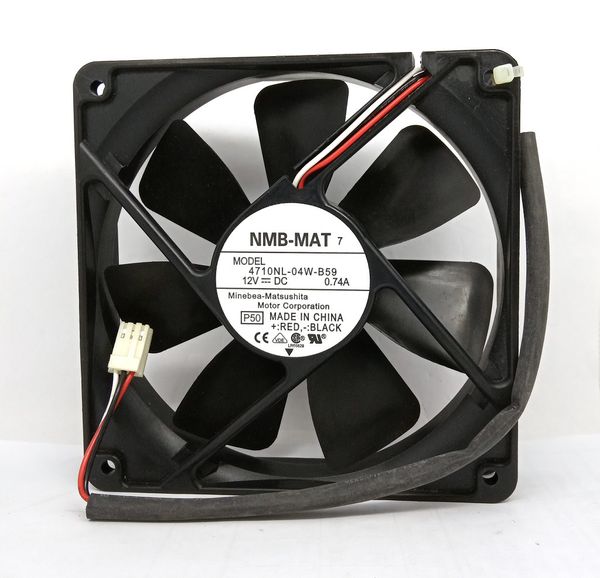 Nuovo originale NMB 4710NL-04W-B59 DC12V 0.74A 120x120x25MM 3 linee velocità segnale ventola di raffreddamento del computer