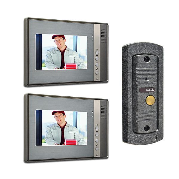 7 Inch Video Door Phone Doorbell Intercom System Video Interphone