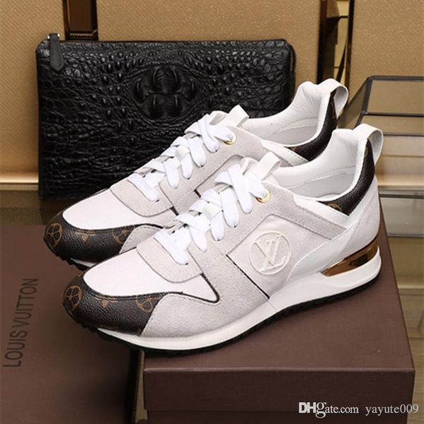 

New luxury brand leather ca ual hoe women de igner neaker men hoe genuine leather fa hion mixed ize u 4 12