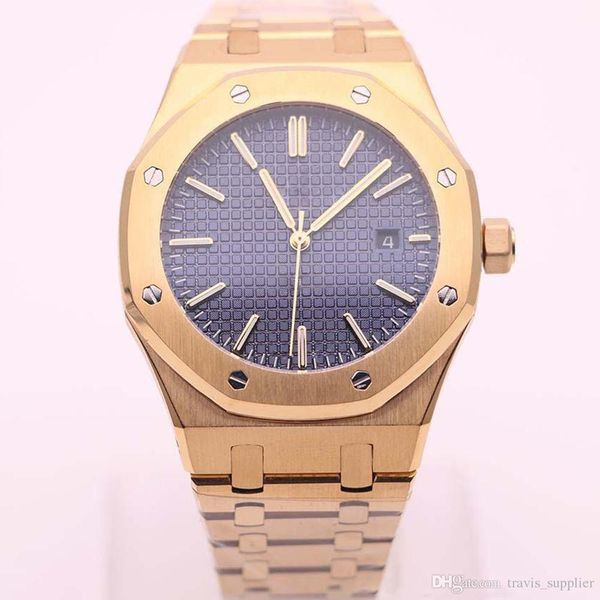 

2018 высокое качество люксовый бренд Royal Oak серии 15400OR серии 18K розовое золото 42 мм си