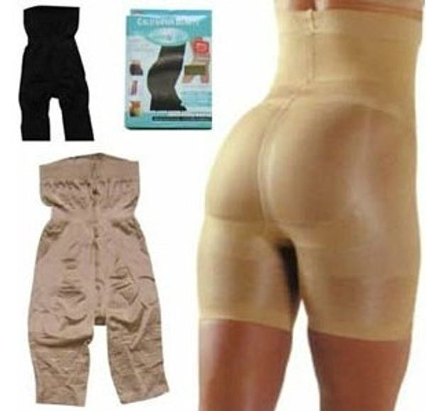 

women body shaping high waist pants womens breathable trigonometric panties slim seamless shaping pants underwear s-xxxl, Black;white