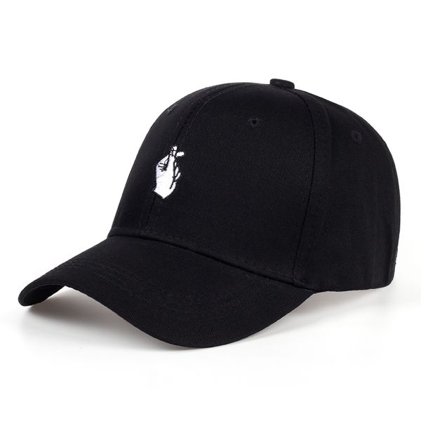 

tunica fashion cotton hat love finger quick reply hip hop hat man woman adjustable embroidery baseball cap wholesale, Blue;gray