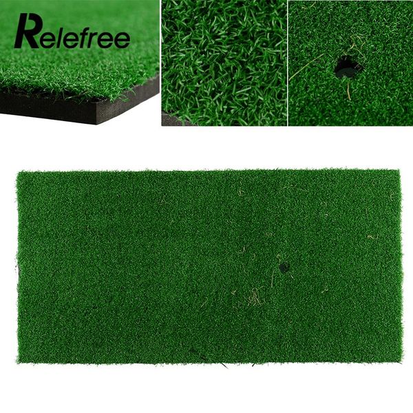 

rele60x30cm backyard golf mat 12"x24" residential training hitting pad practice rubber tee holder grass indoor