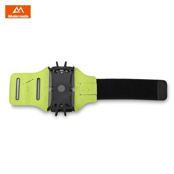 

maleroads running bag for 4 - 6 inch smartphone silicone elastic sports bag for outdoor running hiking jogging