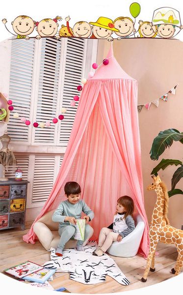 Kinder Baldachin Zelt Spielhaus Kinder Krippe Netting Spielen Zelt Baby Hängen Tipis Tipi Moskito Net Für Junge Mädchen Zimmer Dekoration