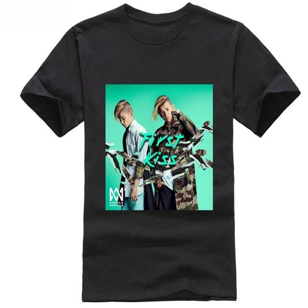 Großhandel Marcus Und Martinus T Shirt Lied Erster Kuss 2018 Neue Ankunft Herrenmode Harajuku Vaporwave Schöne Baby 2018 Ajax Feyenoord Sik Von