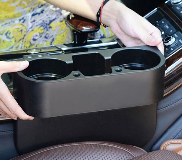 Portabicchieri universale Auto Car Truck Cibo Acqua Supporto Bottiglia per bevande 2 Supporto Telefono Vano portaoggetti Nuovo Car Interior Organizer Car Styling259H