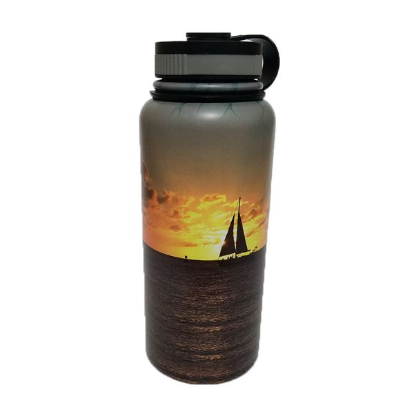 

2018 water bottle insulated 304 stainless steel 18oz 32oz water bottles wide mouth big capacity travel vacuum water bottles
