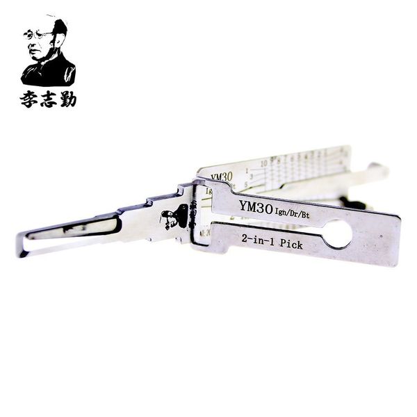 Original Lishi 2 In 1 Ym30 Saab 3 In 1 Lock Pick For Ignition