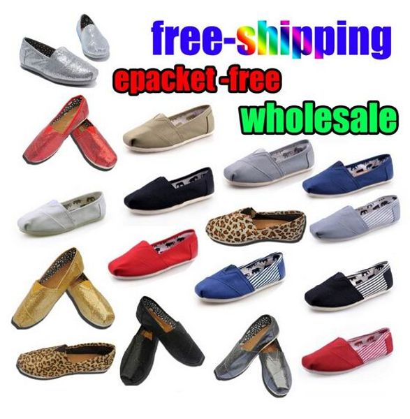 

FREE shipping Wholesale New Brand Women and Men Fashion Sneakers Canvas Shoes loafers Flats Espadrilles shoes Size 35-45