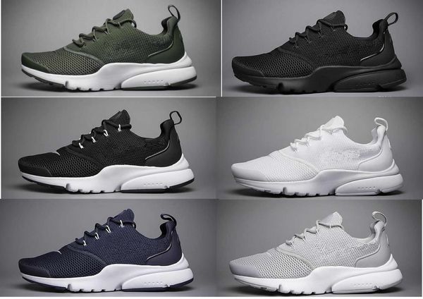 

new 2018 presto air fly ultra olympic br qs men women running shoes navy black fashion casual prestos mens trainers sports sneakers 36-45