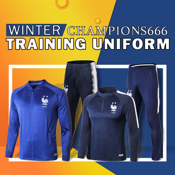 

SurvÃªtement 2018 world cupthailand 18 19 france pogba griezamann two tar mbappe football training uit winter limit