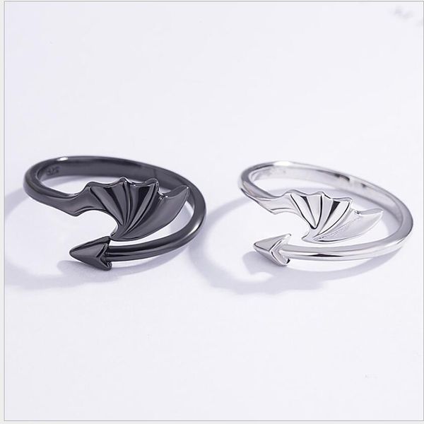 

designer jewelry couple rings s925 sterling silver evil flowers open rings fashion of shipping