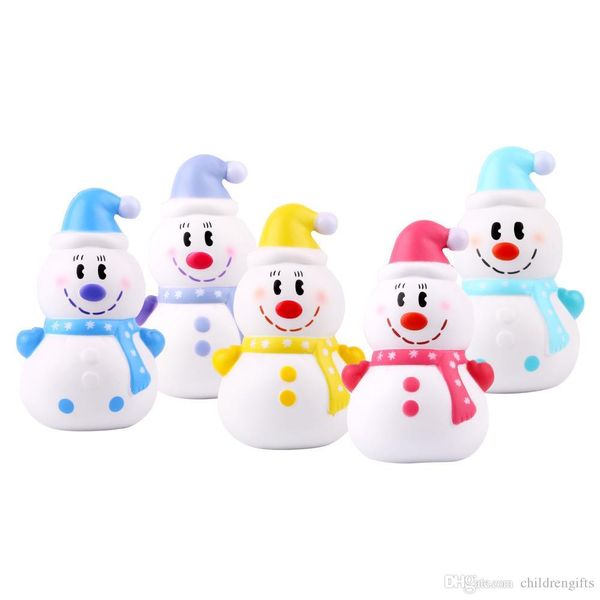 

baby chrismas gift snowman squishy toys decompression toy kawaii kids gift squishies t135 new arrival