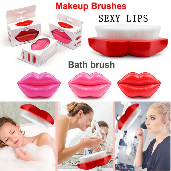 

makeup cleaning brush lips brushes body bath brush face powder contour foundation brush skin clean brushes beauty tools dhl ship