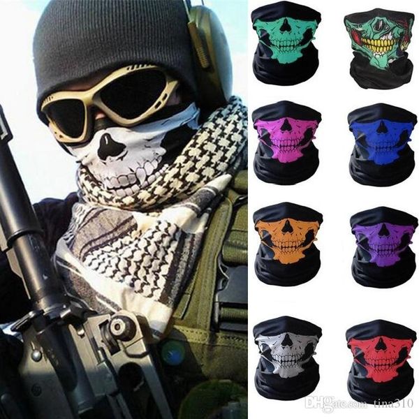 

14 tyle motorcycle bicycle outdoor port neck face co play ma k kull ma k full face head hood protector bandana party ma k c012