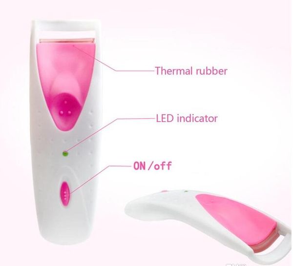

Women Eyelash Curler Beauty Instant Heated Touch Beauty Electric Heated Eyelash High Quality Curler 3 Color