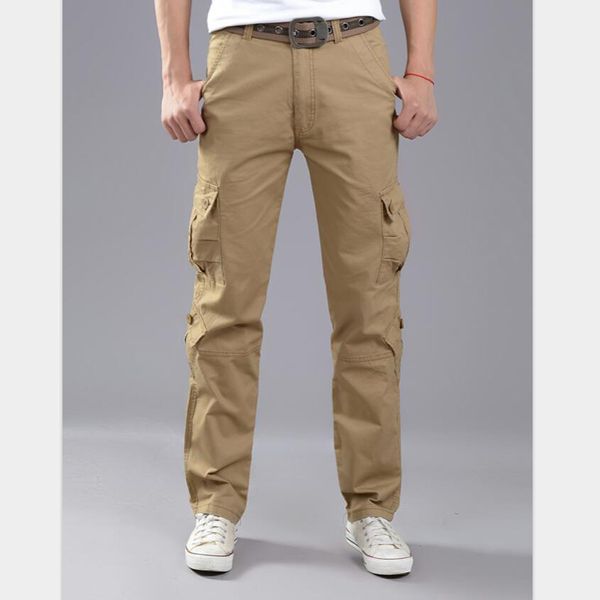 

2018 new men summer tactical lightweight cargo tactical pants male casual cotton trousers army men's cargo pants, Black