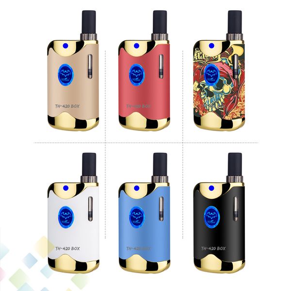 

Original Kangvape TH-420 II Starter Kit with 0.5ml K1 Atomizer Ceramic Cartridge 650mAh TH420 Box Mod Preheat for Thick Oil DHL Free