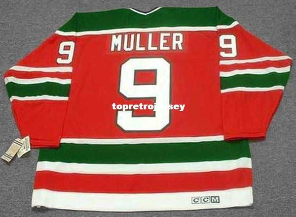 

wholesale mens kirk muller new jersey devils 1988 ccm vintage retro hockey jersey, Black;red