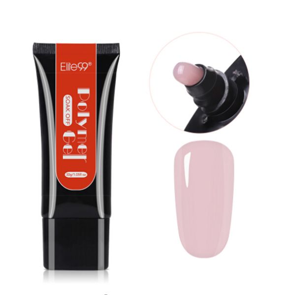 

elite99 30 мл поли гел кѬиалл желе пале ѬаиѬение nail art гел лак камђлж ве ђ , Red;pink