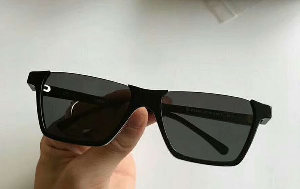 

designer square flat 40028 sunglasses black grey shaded sonnenbrille women designer cat eye sunglasses summer new in box, White;black