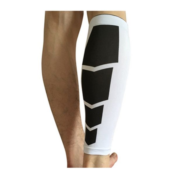 

sports leg calf leg brace support stretch sleeve compression exercise unisex, Black