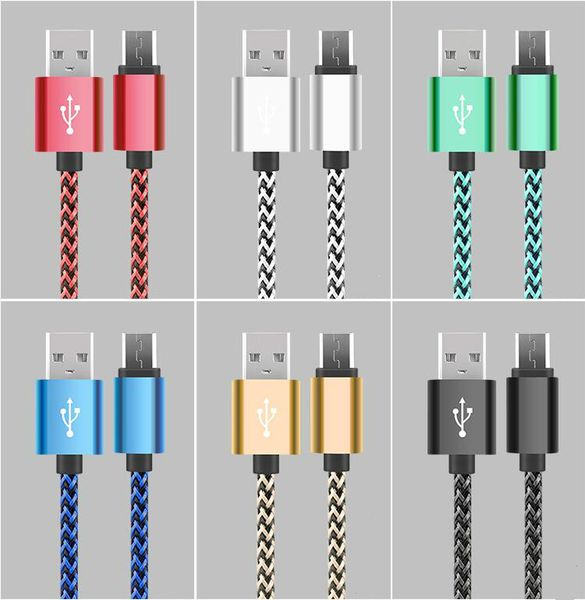 

Fa t charger metal braid type c u b for 8 8plu micro u b cable charger lead for am ung 7 6 6 edge 5 android 1m 3ft 2m6ft 3m 10ft