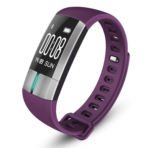 

poshi new smart watch waterproof fitness tracker heart rate monitor blood pressure women men clock smartwatch for android ios, Slivery;brown