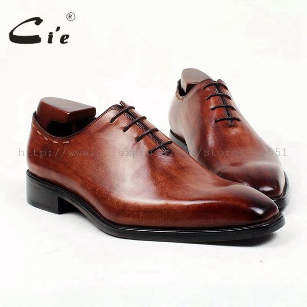 

cie square toe bespoke custom handmade pure genuine calf leather outsole men's dress oxford color deep brown shoe flats ox408, Black