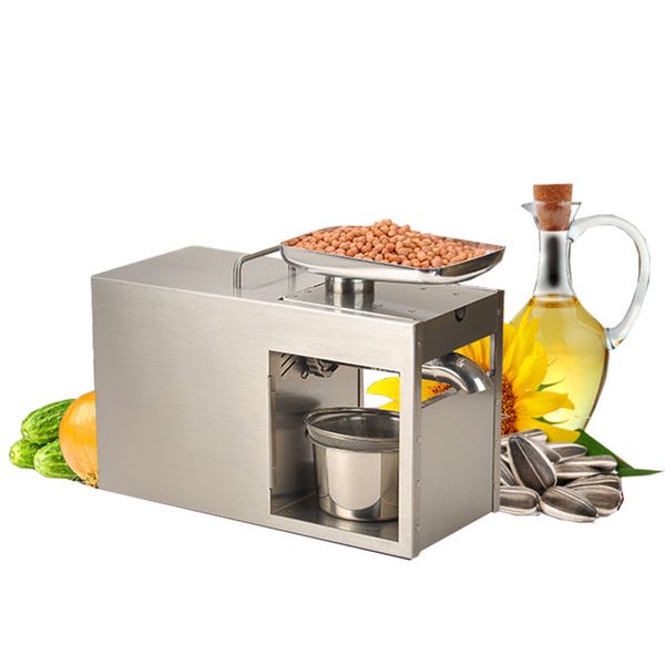 

qihang_electric oil press machine stainless steel peanut oil expeller extractor oil making machine