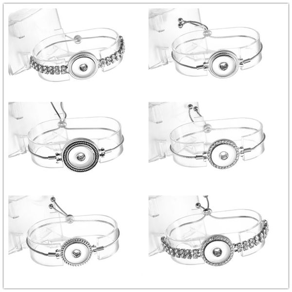 

мода нуса кусок кристалл звено цепи 18 мм металла оснастки кнопка браслет diy18 мм имбирь оснастки кнопка заявление ювелирные изделия, Golden;silver