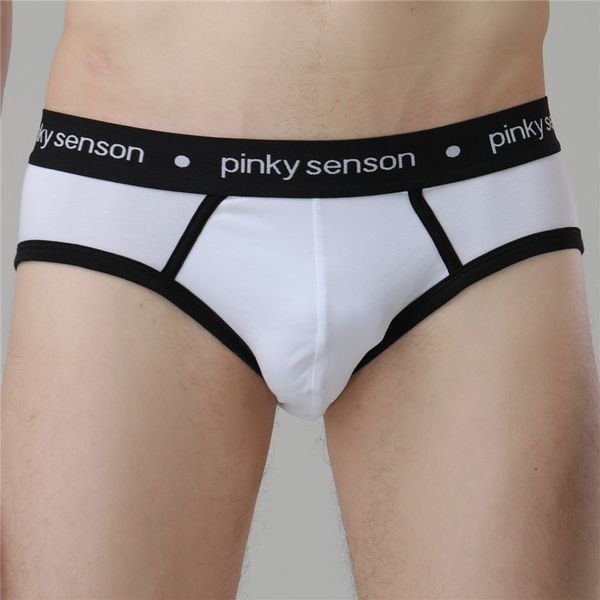 

pinky senson brand briefs breathable coon men underwear comfortable sleepwear -xl 6 colour ing, Black;white