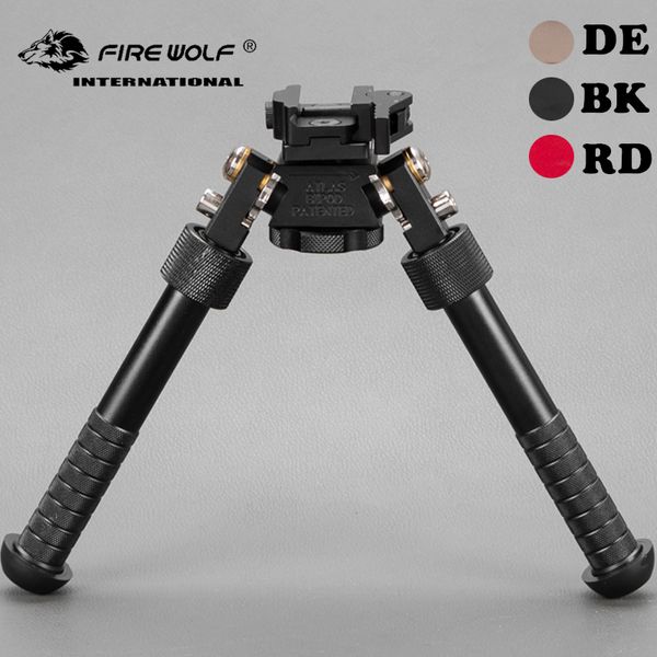 

BT10-LW17 V8 Atlas 360 degrees Adjustable Precision Bipod QD Mount For Rifle Hunting Mount BK RD DE