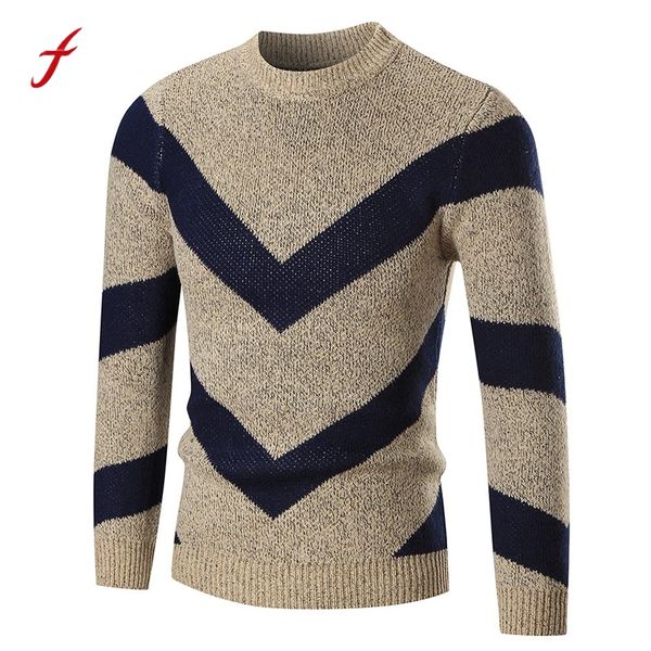 

sweater men 2017 fashion sweater pullover male brand mixed color arrow striped knitwear sweaters slim fit thin men's, White;black