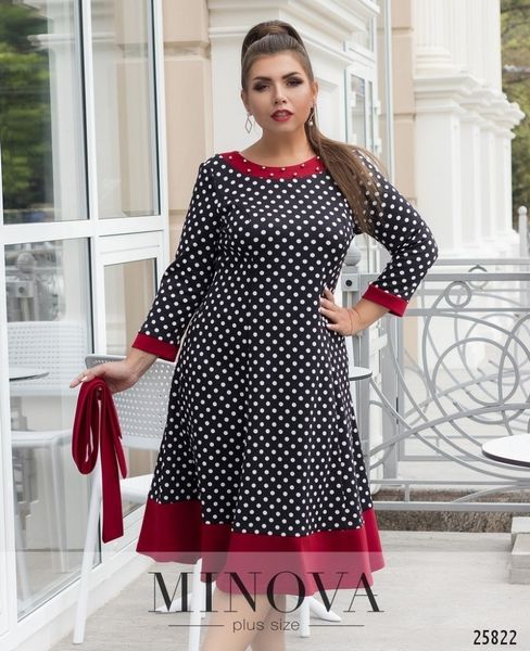 

black polka dot women dress plus size winter party dress vintage christmas 5xl 6xl red yellow flare female vestidos, Black;gray