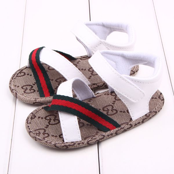 

Summer Baby Shoes Newborn Boys Girls Cartoon PU First Walker Shoes Non-slip Infant Prewalker Sandal Shoes 0-1T