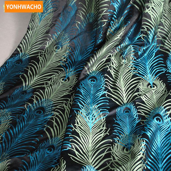 2019 Custom Curtains High Grade Southeast Asian Lake Blue Green