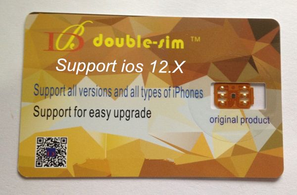 

Бесплатная доставка DHL New Double-Sim Superior для разблокировки SIM-карты для iPhone X 8 7 6S 6 5S 5C SE IOS 12.x GEVEY Turbo sim
