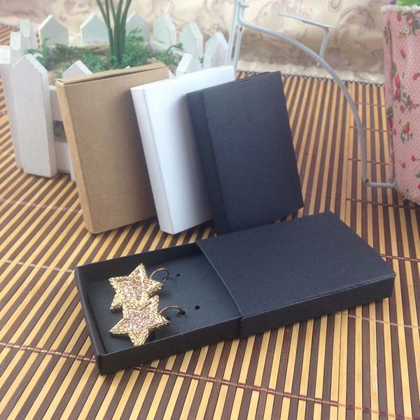 

Jewelry card 100pcs +100pcsbox 7.5*5.4*1.2cm Gift Pendent Match Earring Case, Custom Logo : 1000 pcs Cost Extra Soap Jewelry Box free shippi