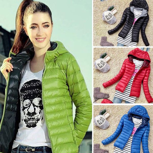 

2018 winter candy color parka jacket women fashion cotton warm slim hooded coat plus size female zip pocket jacket 3xl outerwear s18101102, Black